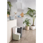 Curver ready to collect gft prullenbak 5l blauw grijs