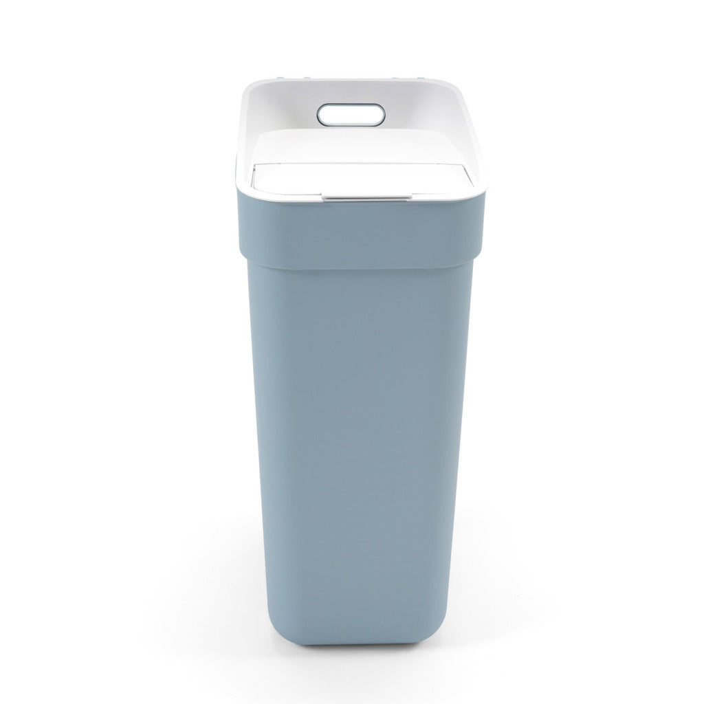 Curver ready to collect prullenbak 30l blauw lichtgrijs