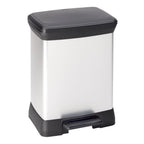Curver decobin 30l rechthoekig zilver