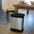 Curver decobin 30l rechthoekig zilver
