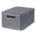 Curver style mand m met deksel antraciet