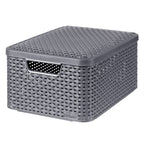 Curver style mand m met deksel antraciet