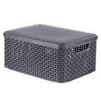 Curver style mand m met deksel antraciet