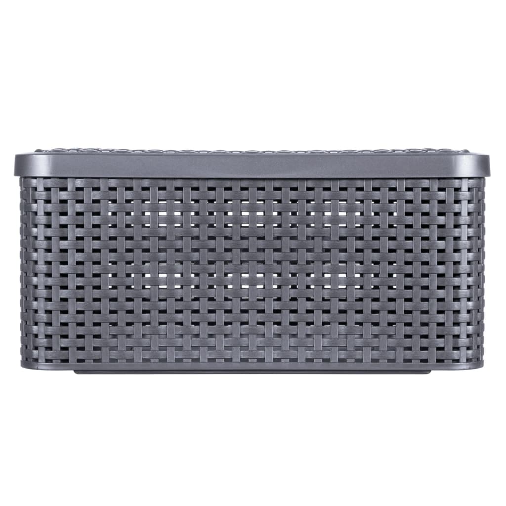 Curver style mand m met deksel antraciet
