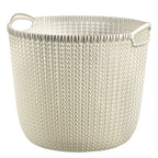 Curver opbergmand knit rond l 30 l crèmewit