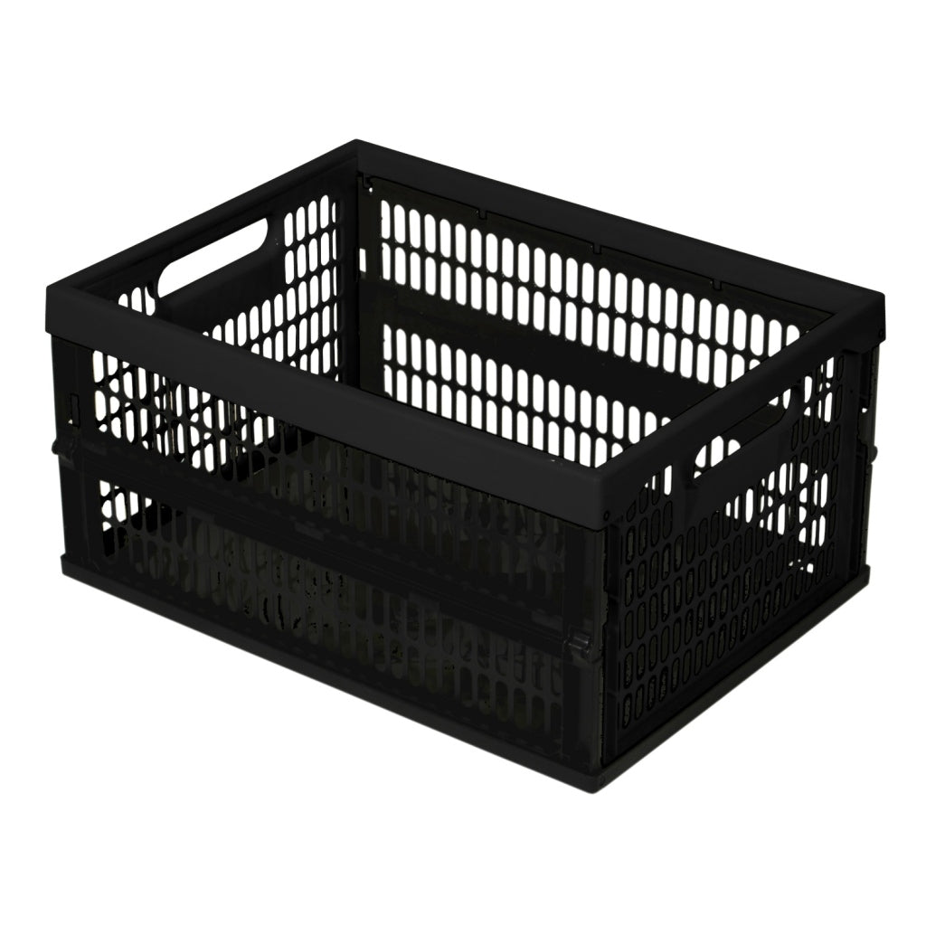 Curver shopbox 34l zwart | 2 stuks