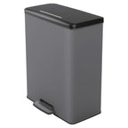 Curver pedaalemmer deco duo 26+26 l koelgrijs