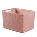 Curver - Curver opbergmand jute-look 20l roze