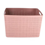 Curver - Curver opbergmand jute-look 20l roze