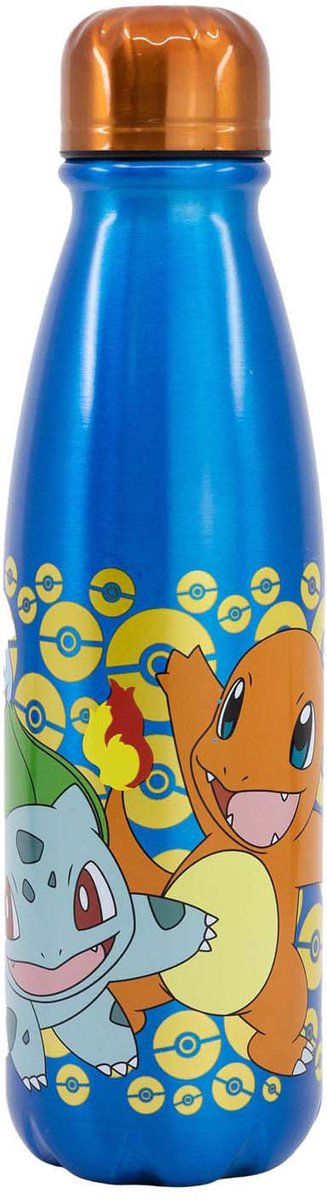 Stor - Stor Pokémon aluminium drinkbeker - drinkfles 600 ml - 23.5 cm hoog