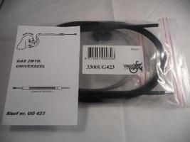 Slurf kabelset gas universeel 2.00m zwart