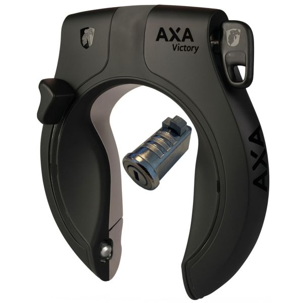 Axa - Ringslot victory art 2 - matzwart - inclusief accuslot gazelle impulse