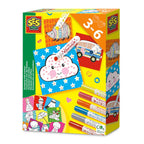 Ses stempelen met stiften