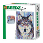 Ses beedz art: strijkkralen wolf | 2 stuks