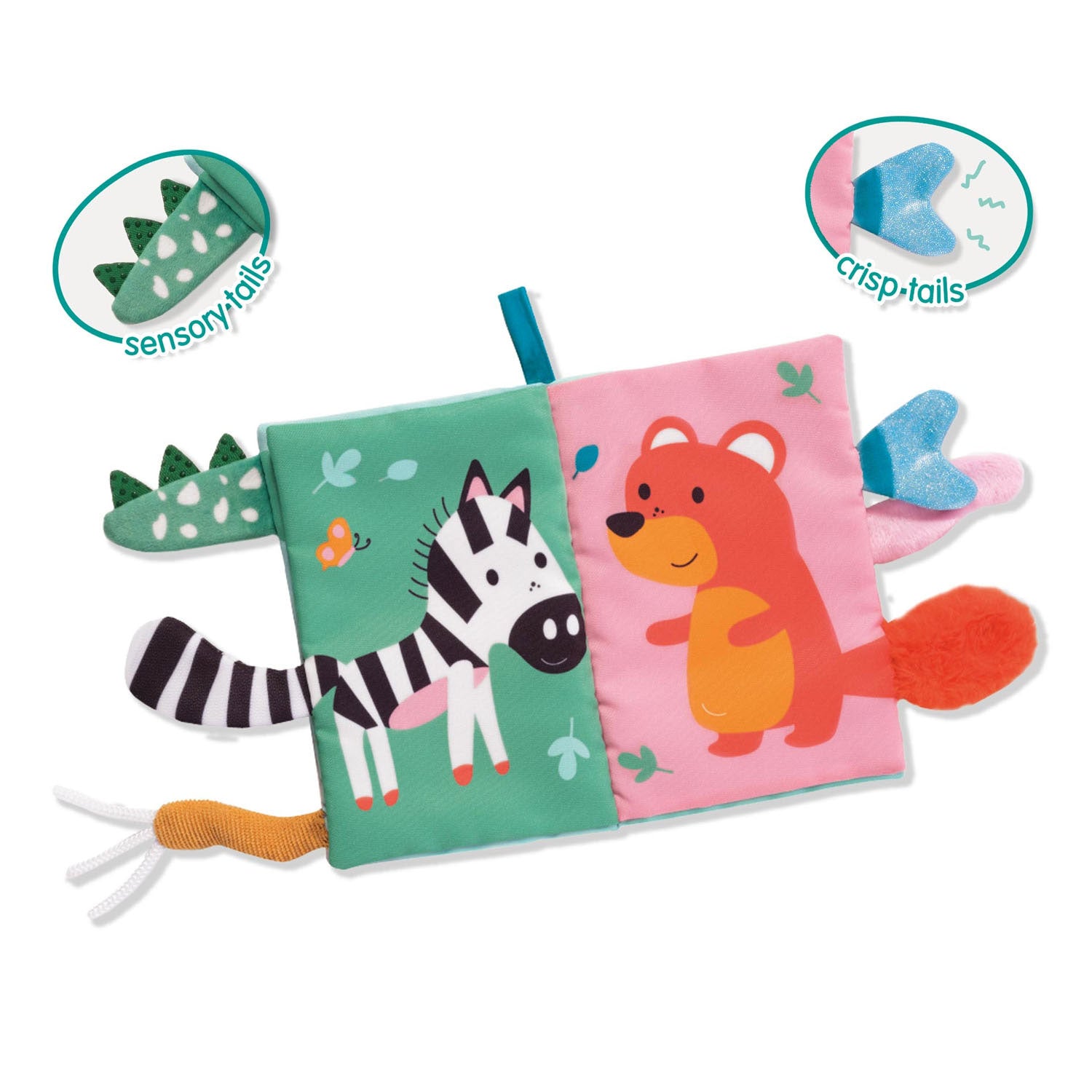SES Creative - Creative Ses tiny talents sensory soft dierenstaarten boek