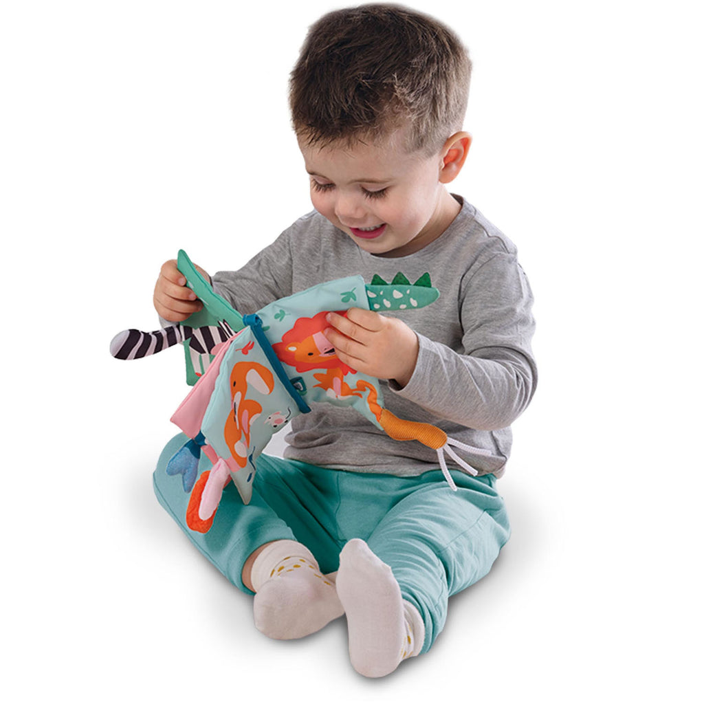 SES Creative - Creative Ses tiny talents sensory soft dierenstaarten boek