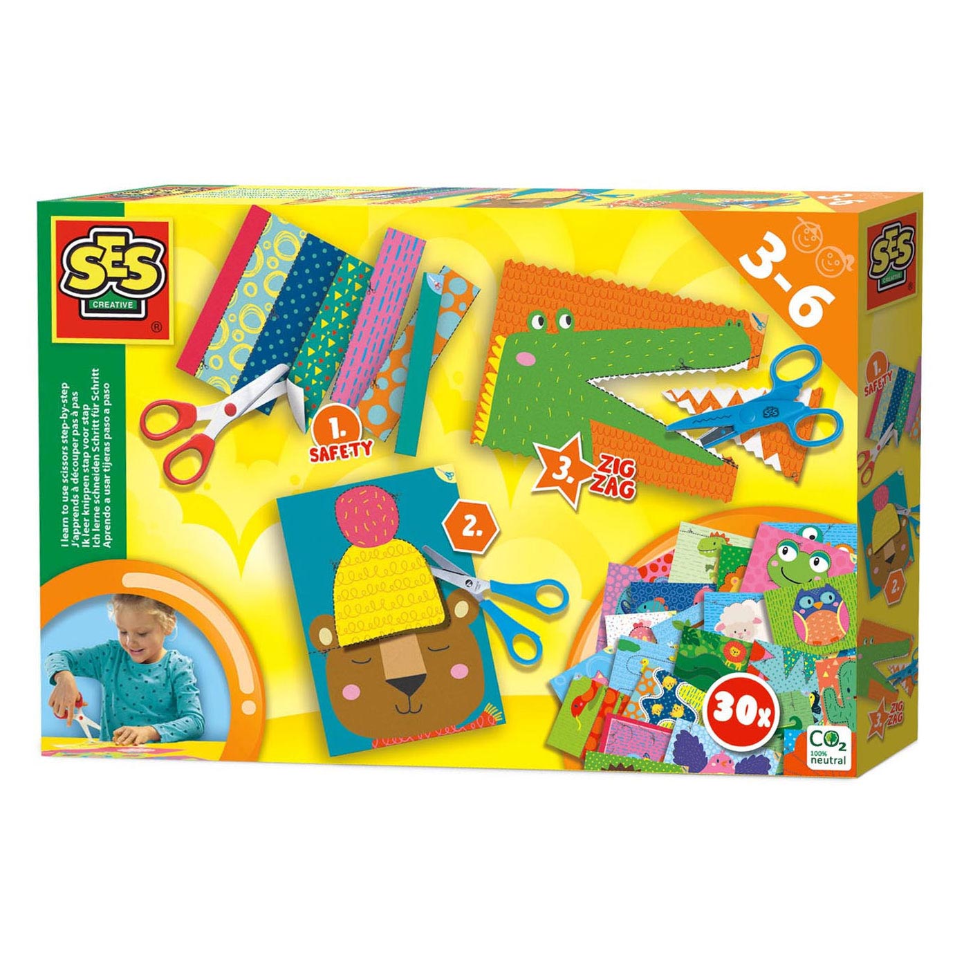 SES Creative - Creative Ses ik leer knippen - stap voor stap