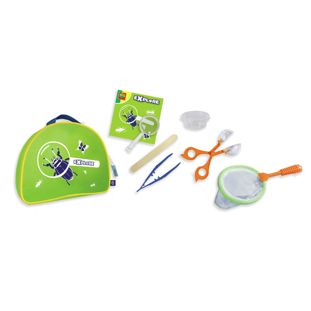 Ses creative insecten explorer set met tas, schepnet en vergrootglas - vanaf 5 jaar - buitenspeelgoed - schoencadeautjes sinterklaas