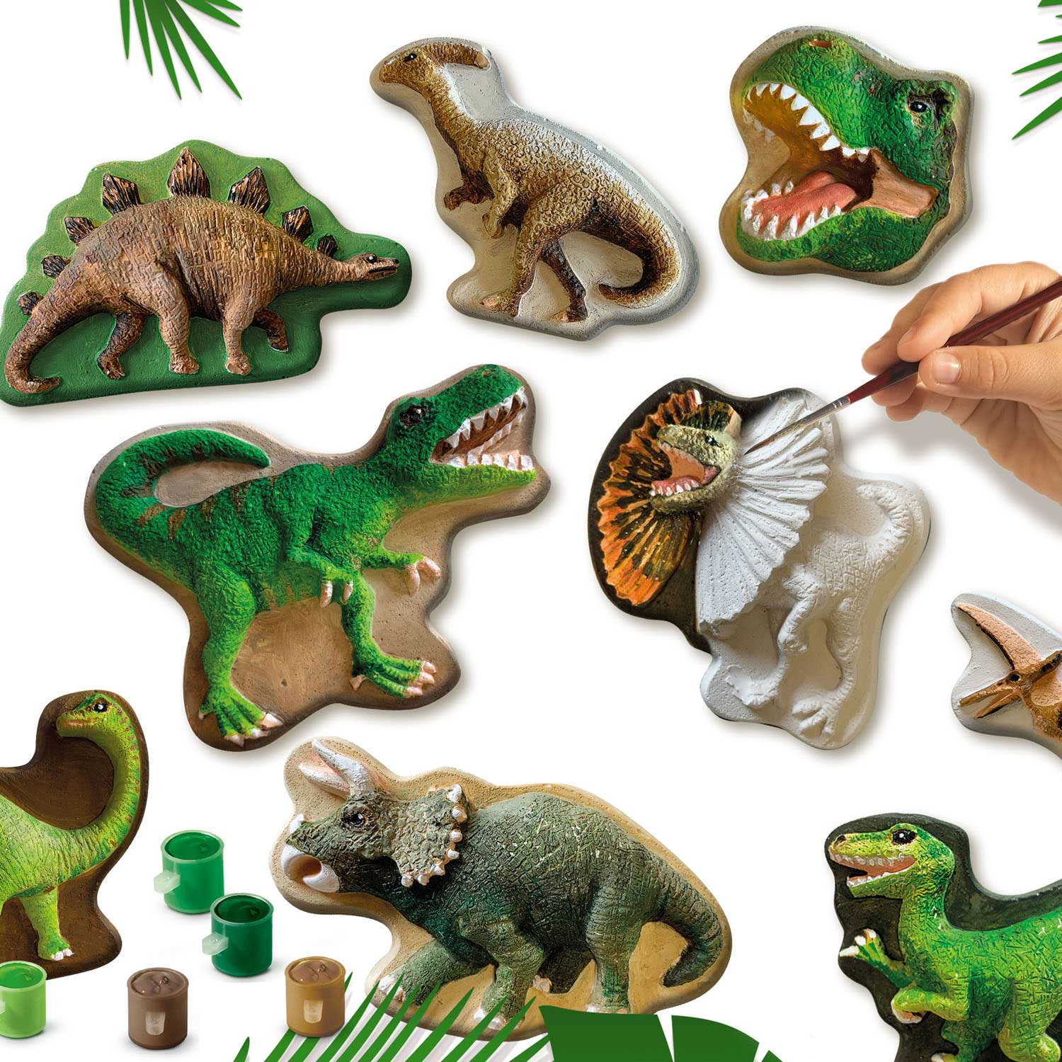 SES Creative - Creative Ses gips gieten en schilderen - dinowereld