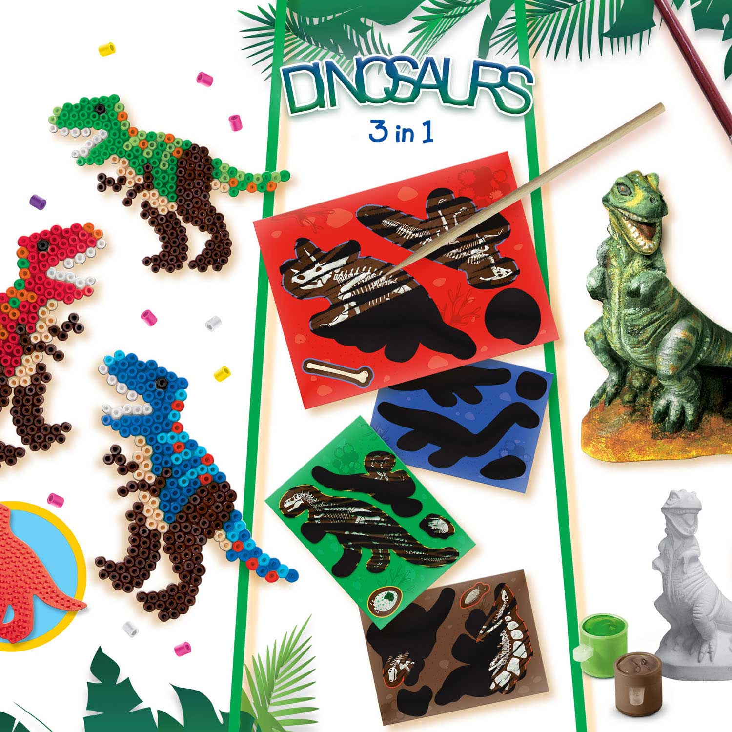 Ses - dinosauriërs 3 in 1 set