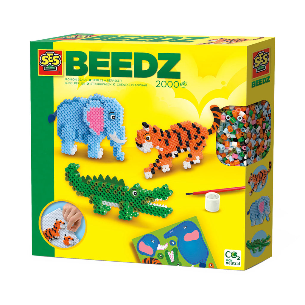 SES Creative - Creative Ses strijkkralen - safari dieren