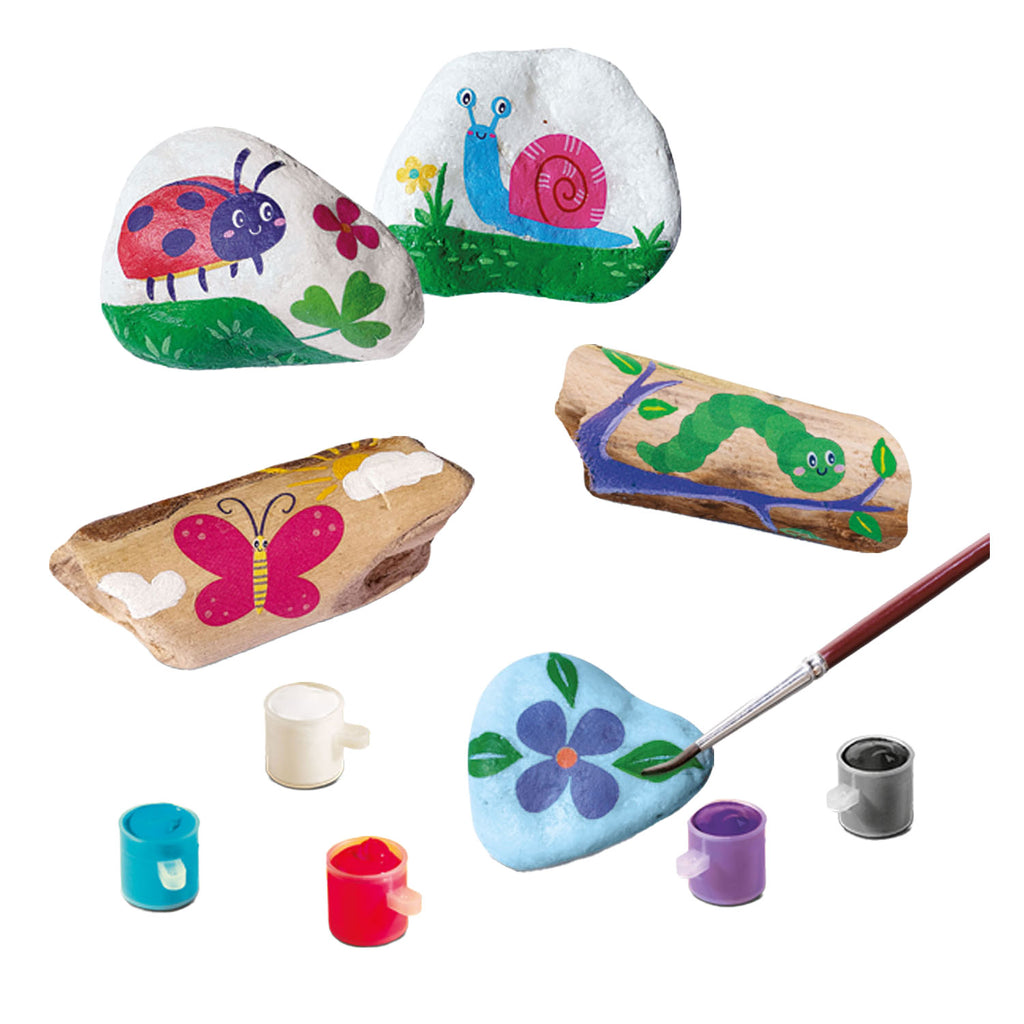 Ses creative ses stenen en drijfhout decoreren - inspired by nature