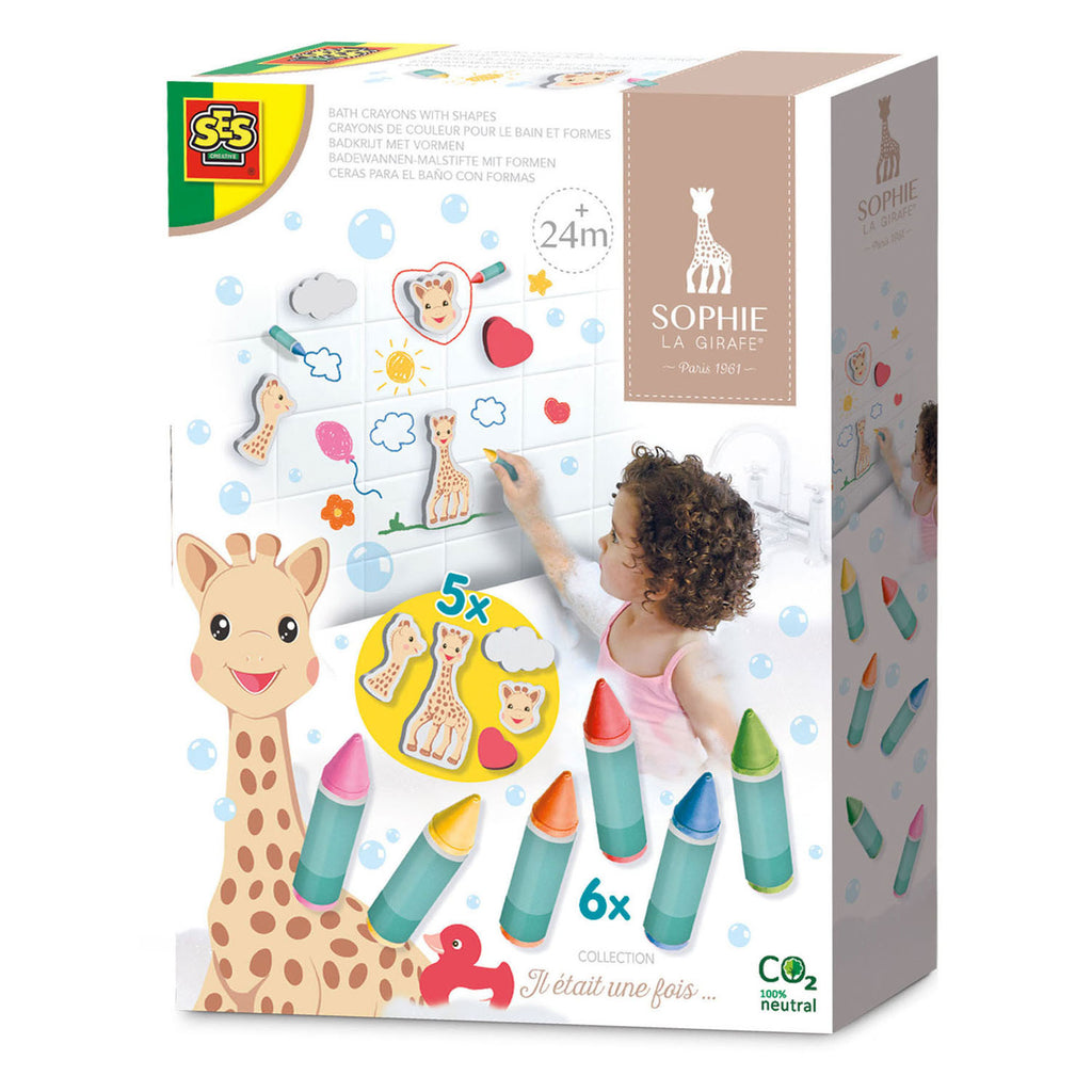 Ses creative ses sophie la girafe badkrijt met vormen