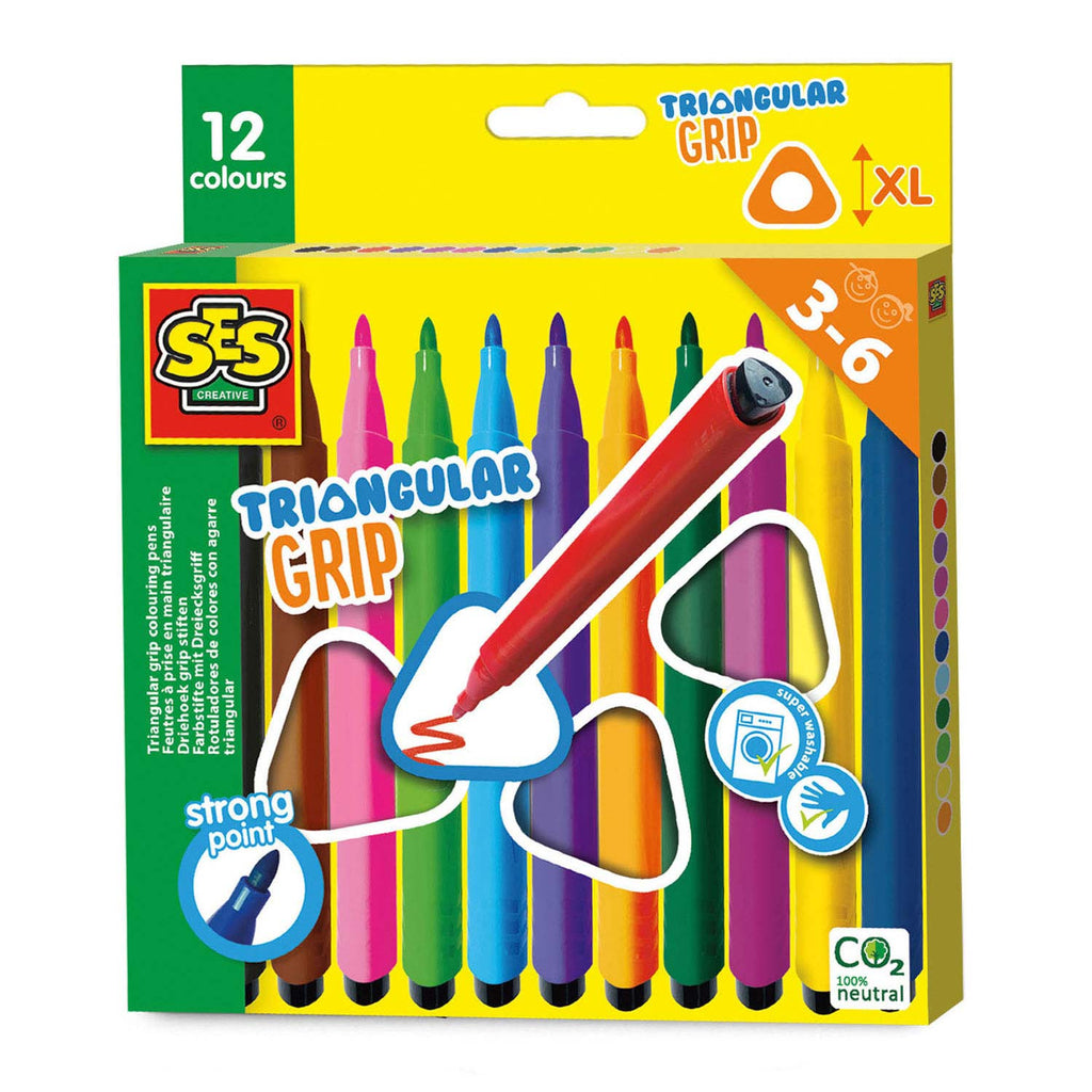 Ses creative ses driehoek grip stiften