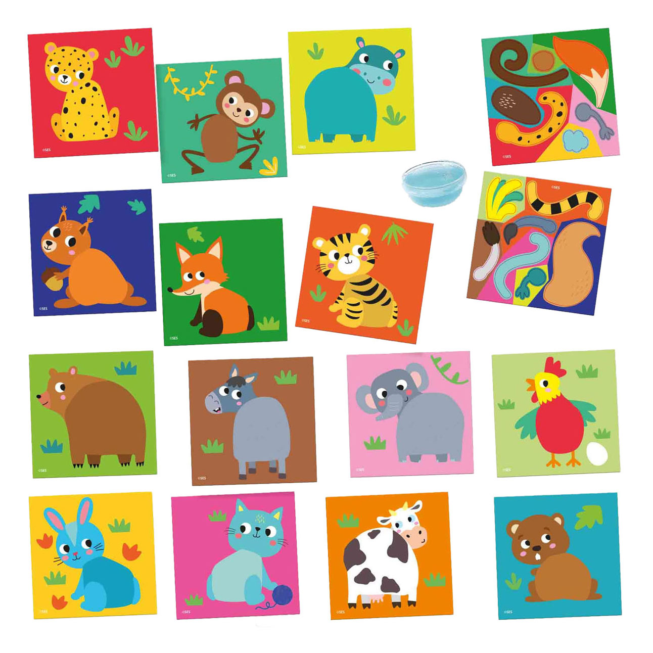 SES Creative - Creative Ses my first - dierenstaarten plakken