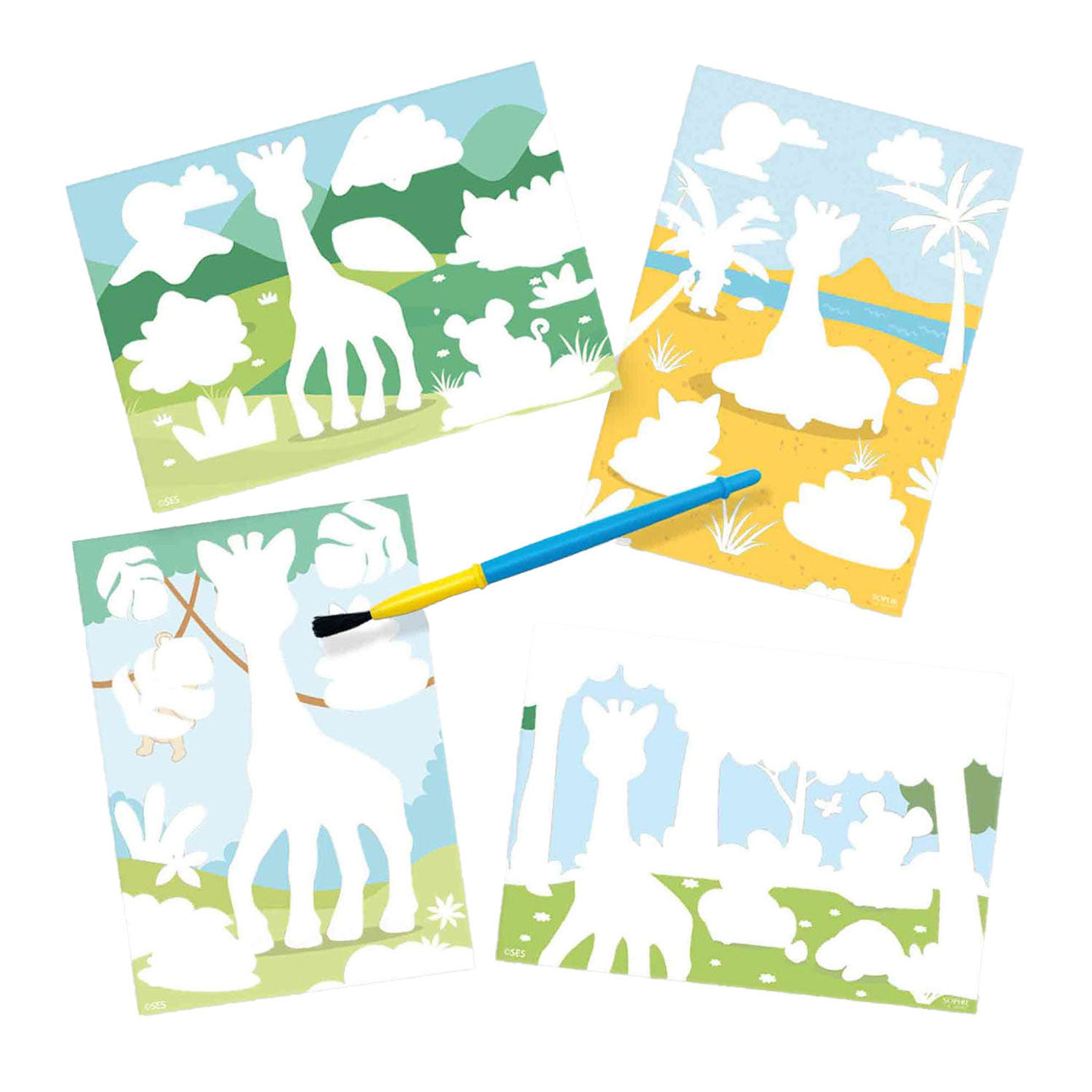 SES Creative - Creative Ses my first sophie la girafe - kleuren met water