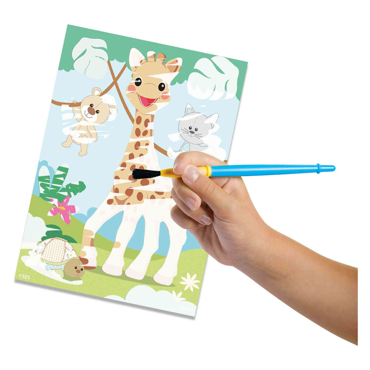 SES Creative - Creative Ses my first sophie la girafe - kleuren met water
