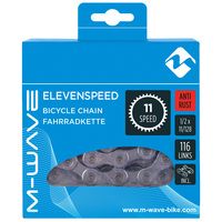 M-wave kmc ketting 11v zilver antiroest (116 schakels)