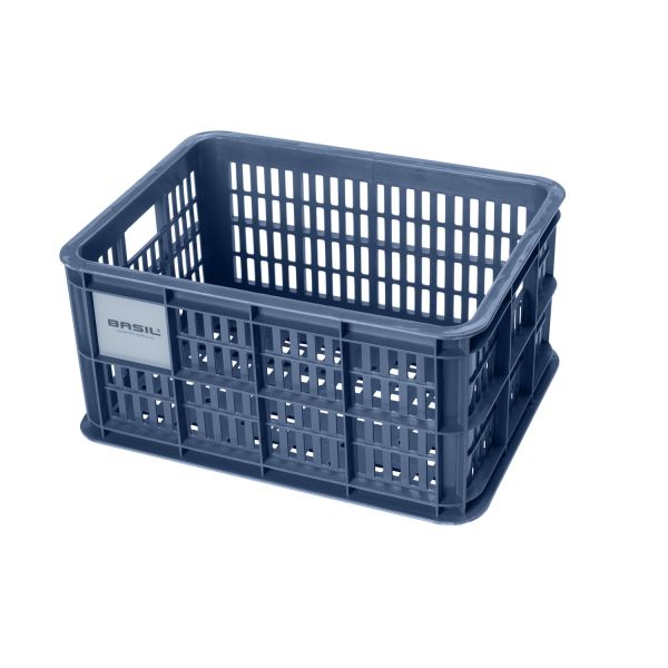 Caisse à vélo Basil S - petite - 17,5 litres - bleue