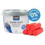 Creall - supersoft klei rood 1750gr.