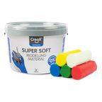 Creall - supersoft klei - 5 kleuren klei - 1750gr.