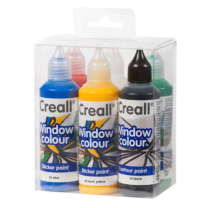 Creall - raamverf set 6x80ml
