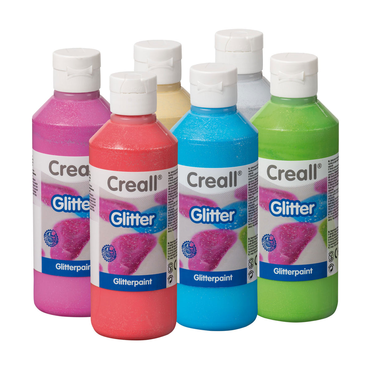 Creall glitterverf, 6x250ml