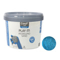Creall - play it speelzand blauw 750gr.