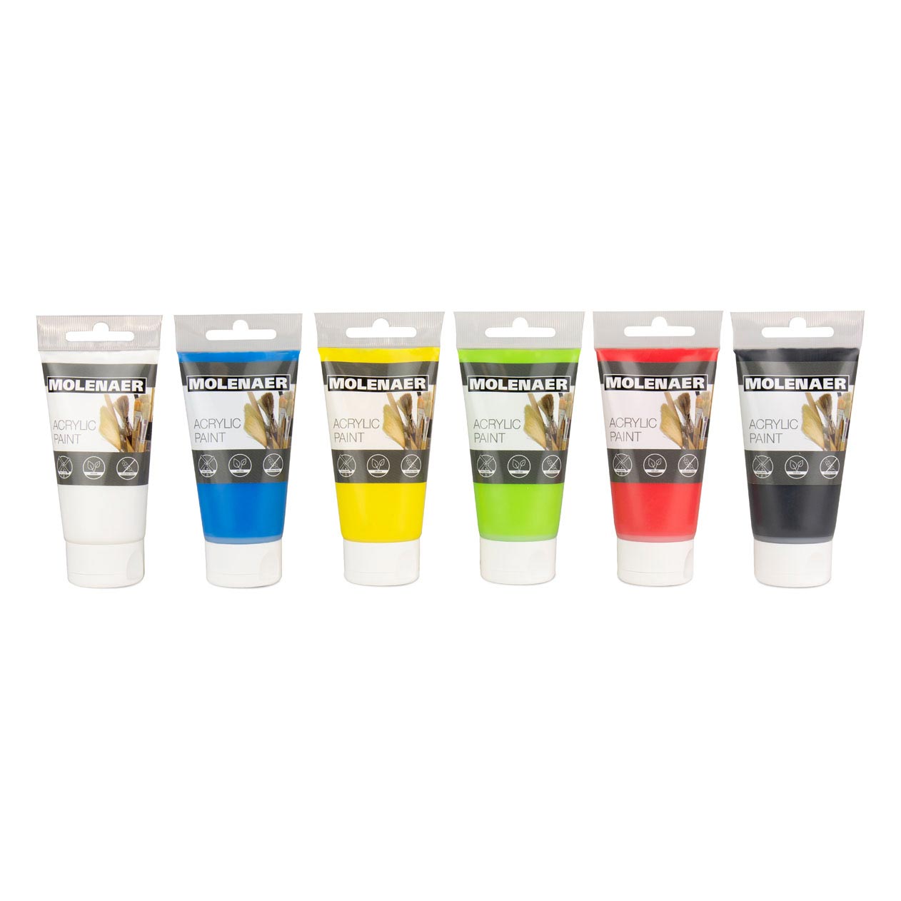 Molenaer acrylverf, 6x75ml