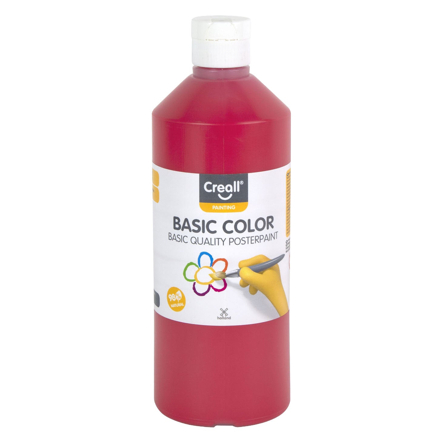 Creall - schoolverf donkerrood - 500ml