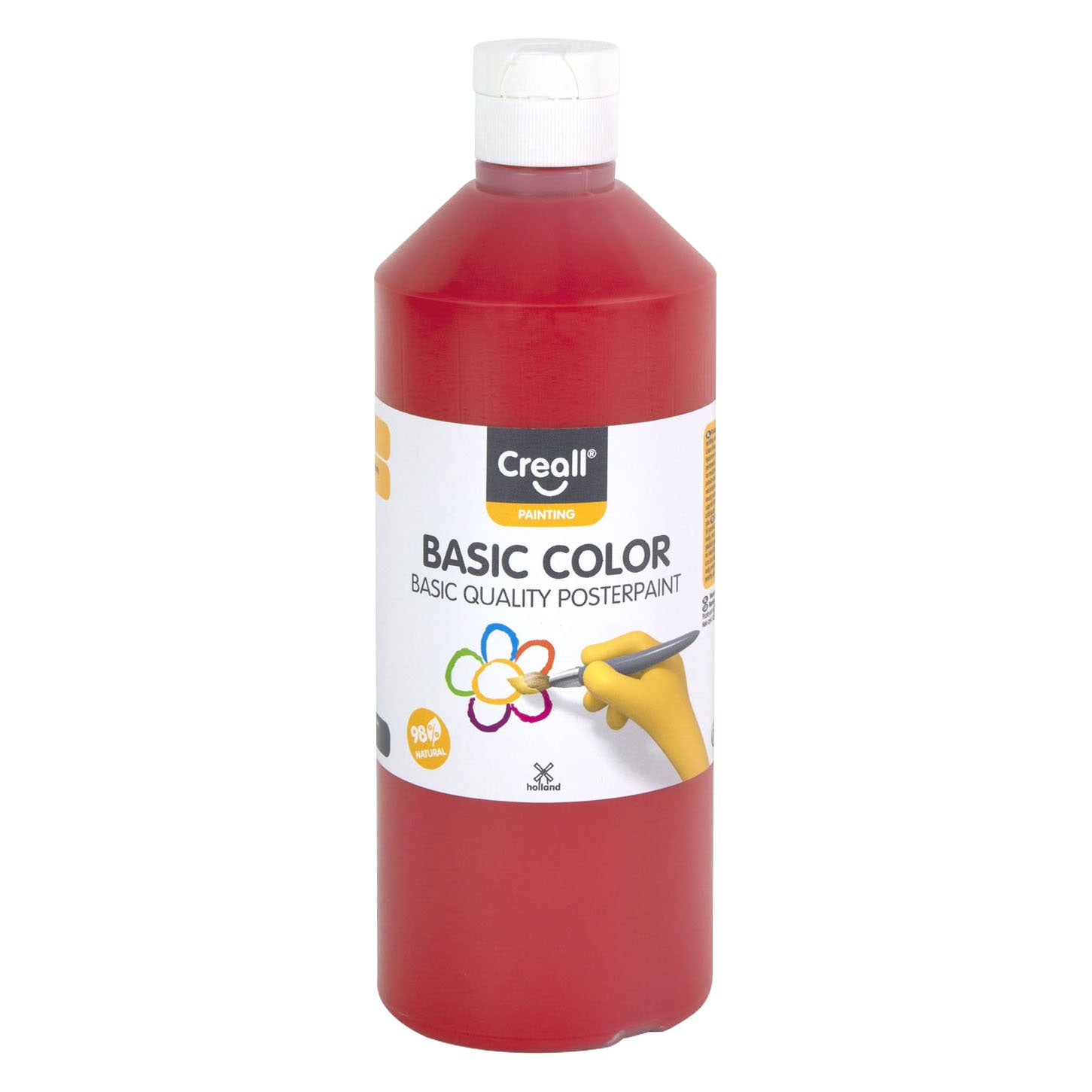 Creall - schoolverf primair rood - 500ml