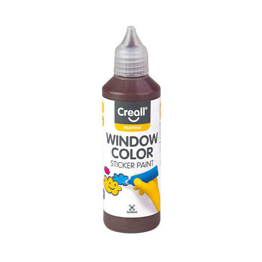 Creall - raamverf bruin - 80ml