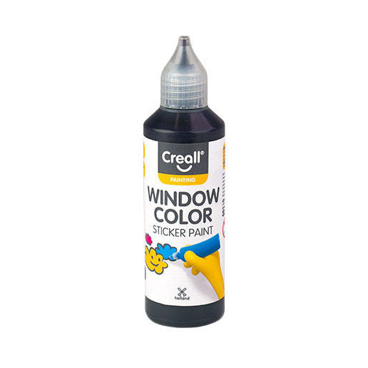 Creall - raamverf zwart - 80ml