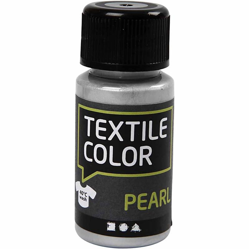 Creativ Company - Creativ Company Https://www.cchobby.nl/textielkleur-parelmoer-zilver-50-ml-1-fles