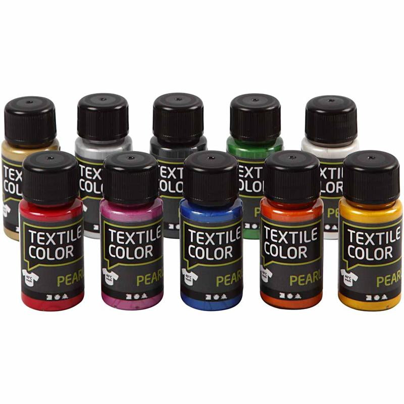 Creativ Company - Creativ Company Https://www.cchobby.nl/textielkleur-parelmoer-diverse-kleuren-10x50-ml-1-doos