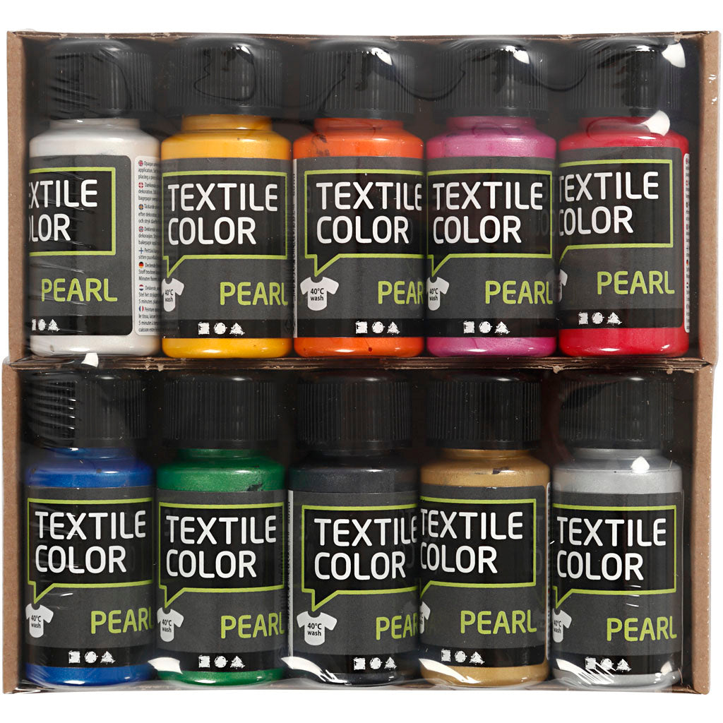 Creativ Company - Creativ Company Https://www.cchobby.nl/textielkleur-parelmoer-diverse-kleuren-10x50-ml-1-doos