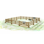 Bruder paarden afrastering bruin
