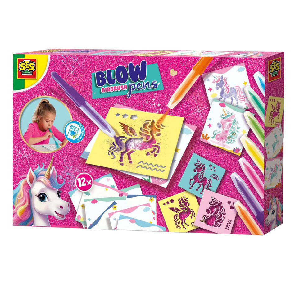 Ses creative ses blow airbrush pens - eenhoorn