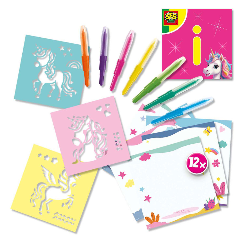 Ses creative ses blow airbrush pens - eenhoorn