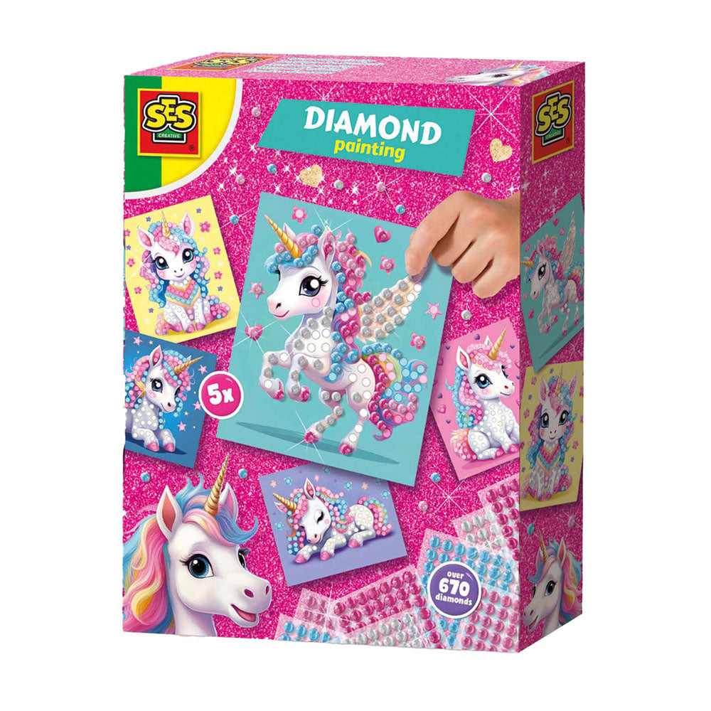 SES - diamond painting - eenhoorn